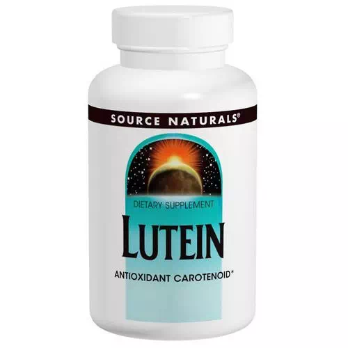 Source Naturals, Lutein, 6 mg, 90 Capsules Review
