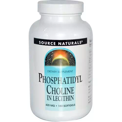 Source Naturals, Phosphatidyl Choline, in Lecithin, 420 mg, 180 Softgels Review