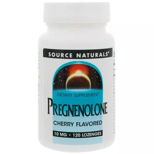 Source Naturals, Pregnenolone Cherry Flavored, 10 mg, 120 Lozenges Review