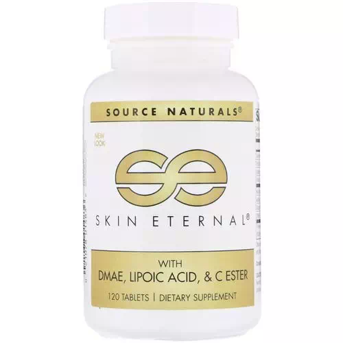 Source Naturals, Skin Eternal with DMAE, Lipoic Acid, and C Ester, 120 Tablets Review