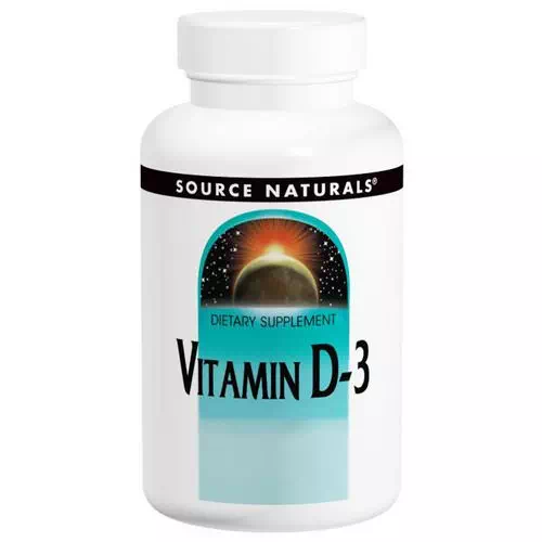 Source Naturals, Vitamin D-3, 400 IU, 200 Tablets Review