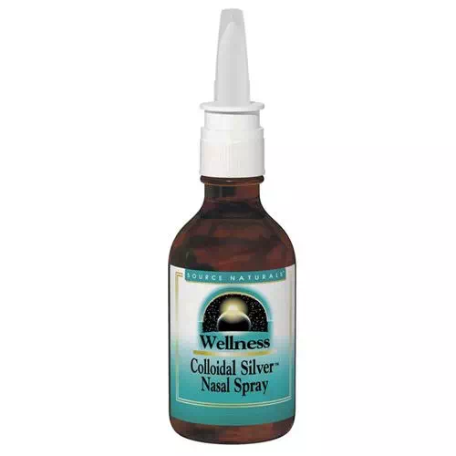 Source Naturals, Wellness, Colloidal Silver Nasal Spray, 10 PPM, 2 fl oz (59.14 ml) Review