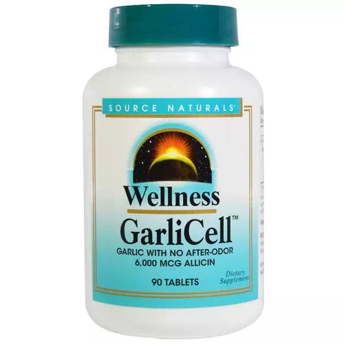 Source Naturals, Wellness, GarliCell, 6,000 mcg, 90 Tablets Review