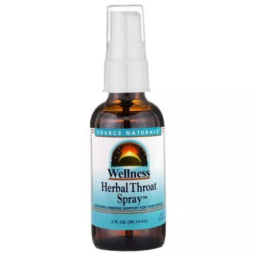 Source Naturals, Wellness, Herbal Throat Spray, 2 fl oz (59.14 ml) Review