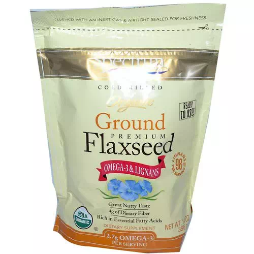 Spectrum Essentials, Organic Ground Premium Flaxseed, 14 oz (396 g) Review