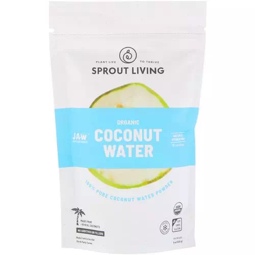 Sprout Living, Organic Coconut Water Powder, 8 oz (225 g) Review