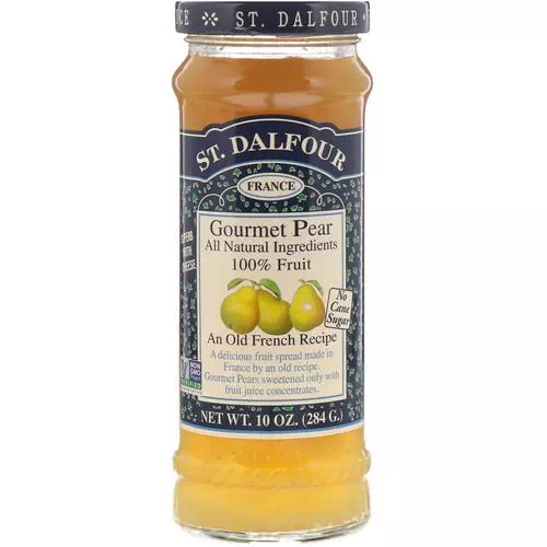 St. Dalfour, Gourmet Pear, 100% Fruit Spread, 10 oz (284 g) Review