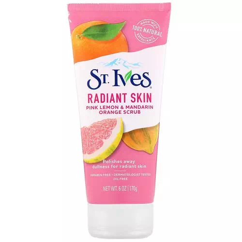 St. Ives, Radiant Skin, Pink Lemon & Mandarin Orange Scrub, 6 oz (170 g) Review