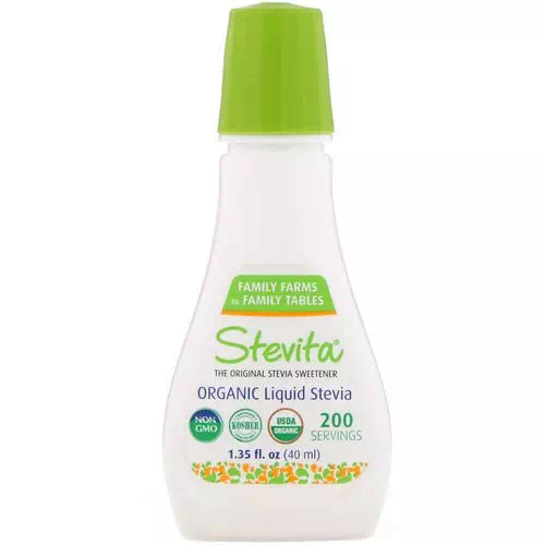 Stevita, Organic Liquid Stevia, 1.35 fl oz (40 ml) Review