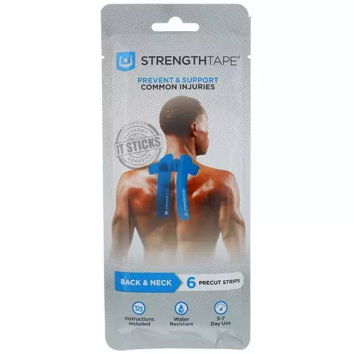 Strengthtape, Kinesiology Tape, Back & Neck, 6 Precut Strips Review