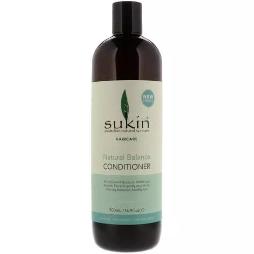 Sukin, Natural Balance Conditioner, Normal Hair, 16.9 fl oz (500 ml) Review