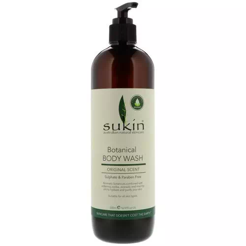 Sukin, Super Greens, Botanical Body Wash, Original Scent, 16.91 fl oz (500 ml) Review
