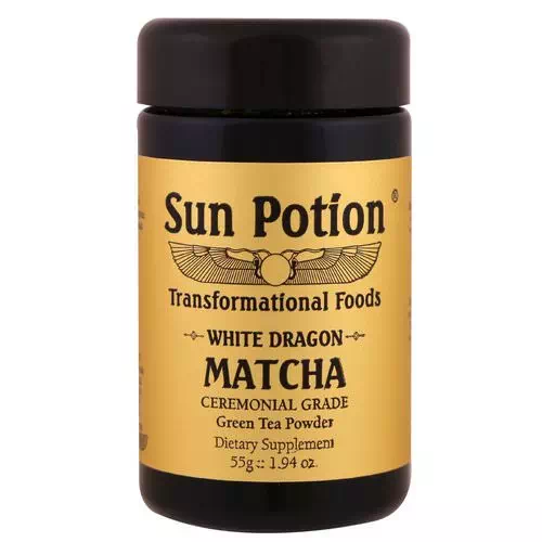 Sun Potion, White Dragon Matcha, Ceremonial Grade Green Tea Powder, 1.94 oz (55 g) Review