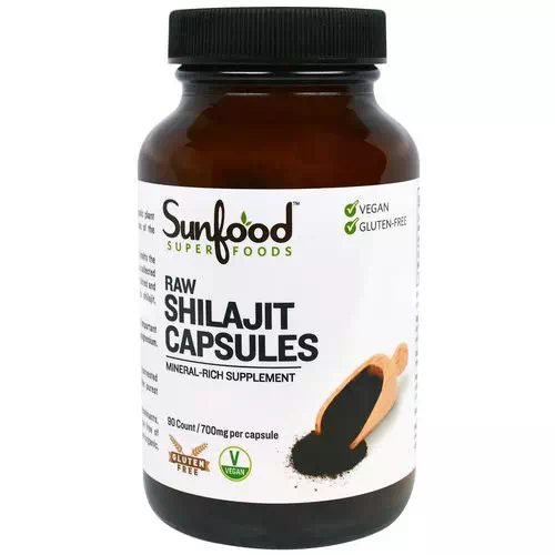 Sunfood, Raw Shilajit Capsules, 700 mg, 90 Capsules Review