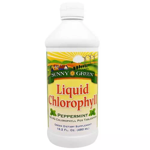 Sunny Green, Liquid Chlorophyll, Peppermint, 100 mg, 16.2 fl oz (480 ml) Review