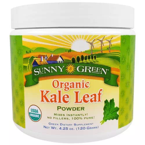 Sunny Green, Organic Kale Leaf Powder, 4.25 oz (120 g) Review