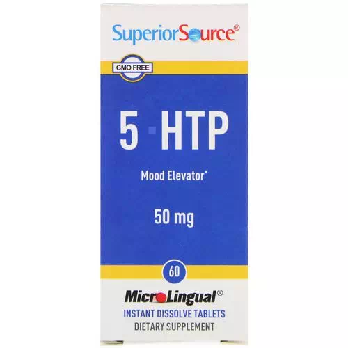 Superior Source, 5-HTP, 50 mg, 60 MicroLingual Instant Dissolve Tablets Review