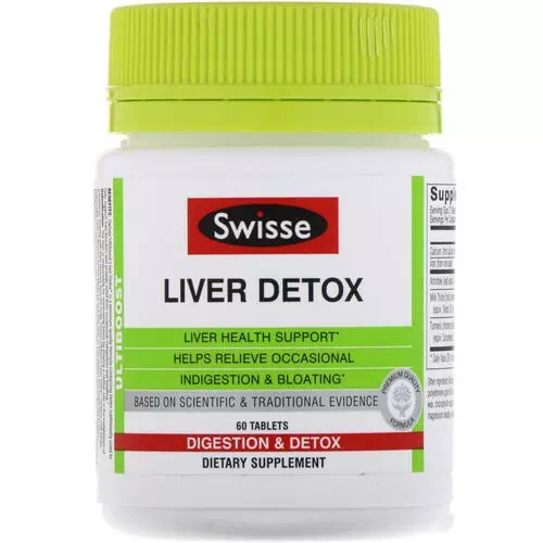 Swisse, Ultiboost, Liver Detox, 60 Tablets Review