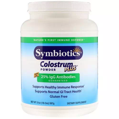 Symbiotics, Colostrum Plus, Powder, 1.3 lbs (597 g) Review