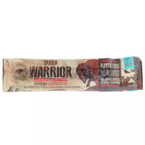 Tanka, Warrior Bar, Buffalo Meat with Cranberries and Pepper Blend, 2 oz (56 g) Review