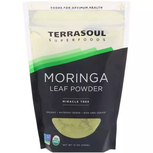 Terrasoul Superfoods, Moringa Leaf Powder, Miracle Tree, 12 oz (340 g) Review
