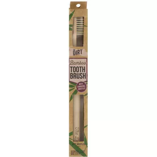The Dirt, Bamboo Toothbrush with Charcoal Bristles, 1 Adult Toothbrush Review