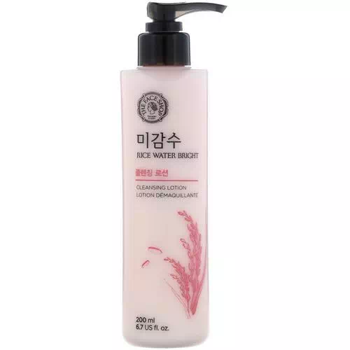 The Face Shop, Rice Water Bright, Cleansing Lotion, 6.7 fl oz (200 ml) Review