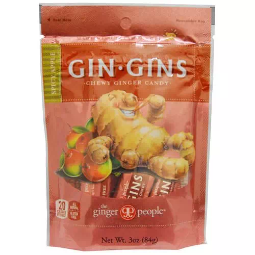 The Ginger People, Gin·Gins, Chewy Ginger Candy, Spicy Apple, 3 oz (84 g) Review