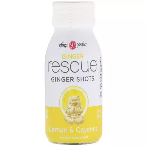 The Ginger People, Ginger Rescue Shots, Lemon & Cayenne, 2 fl oz (60 ml) Review