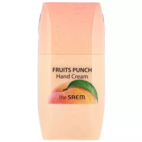 The Saem, Fruits Punch Hand Cream, Peach, 1.69 fl oz (50 ml) Review