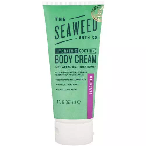 The Seaweed Bath Co, Hydrating Soothing Body Cream, Lavender, 6 fl oz (177 ml) Review