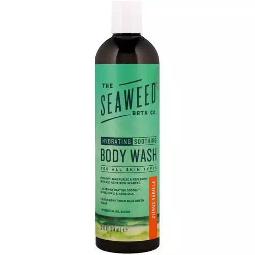 The Seaweed Bath Co, Hydrating Soothing Body Wash, Citrus Vanilla, 12 fl oz (354 ml) Review