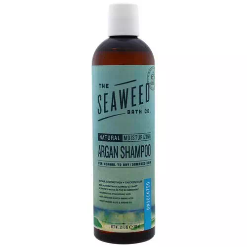 The Seaweed Bath Co, Natural Moisturizing Argan Shampoo, Unscented, 12 fl oz (360 ml) Review