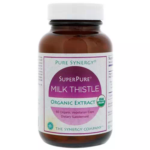 The Synergy Company, Pure Synergy, Super Pure Milk Thistle Organic Extract, 60 Organic Vegetarian Caps Review