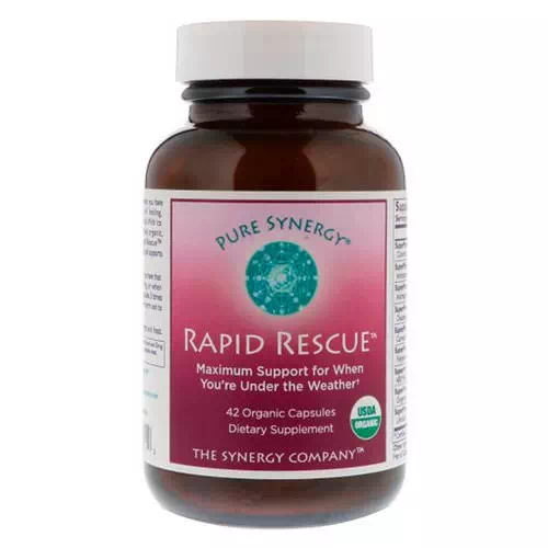 The Synergy Company, Rapid Rescue, 42 Organic Capsules Review