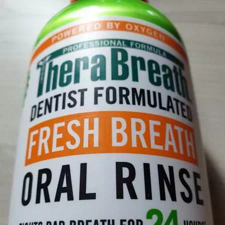 TheraBreath, Fresh Breath Oral Rinse, Mild Mint Flavor, 3 fl oz (88.7 ml) Review