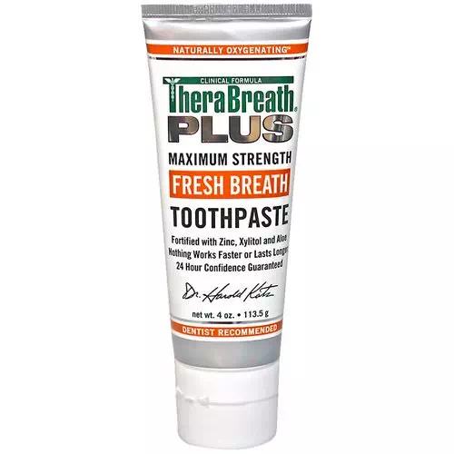 TheraBreath, Fresh Breath Toothpaste, 4 oz (113.5 g) Review
