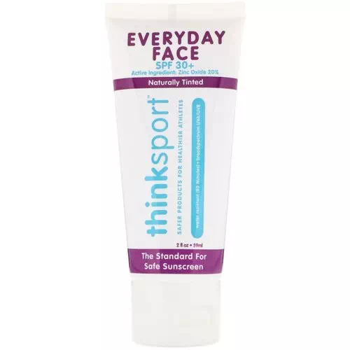 Think, Thinksport, EveryDay Face, SPF 30+, Naturally Tinted, 2 oz (59 ml) Review