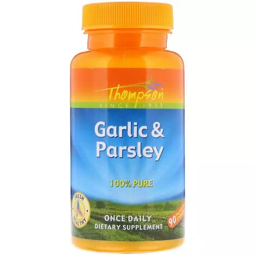 Thompson, Garlic & Parsley, 90 Vegetarian Capsules Review