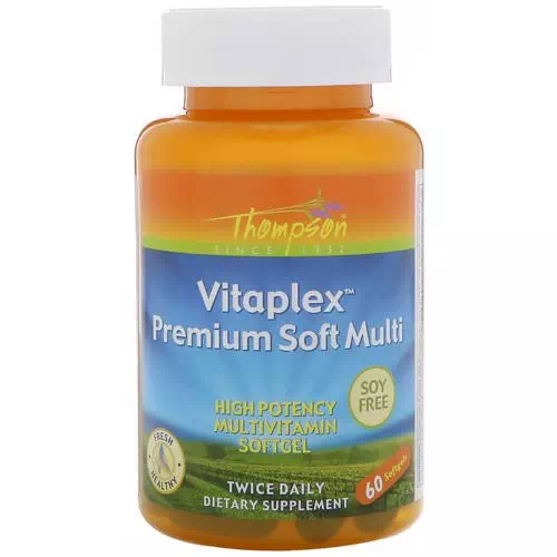 Thompson, Vitaplex Premium SoftMulti, 60 Softgels Review