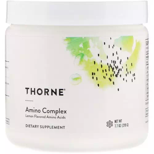 Thorne Research, Amino Complex, Lemon, 7.7 oz (219 g) Review