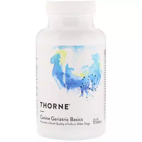 Thorne Research, Canine Geriatric Basics, 120 Capsules Review