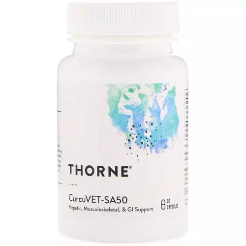 Thorne Research, CurcuVET-SA50, 90 Capsules Review