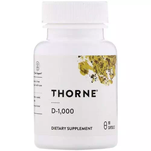 Thorne Research, D-1000, 90 Capsules Review