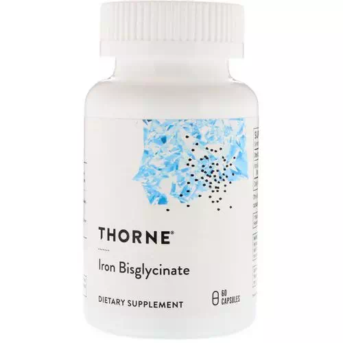 Thorne Research, Iron Bisglycinate, 60 Capsules Review