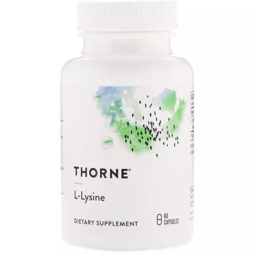Thorne Research, L-Lysine, 60 Capsules Review