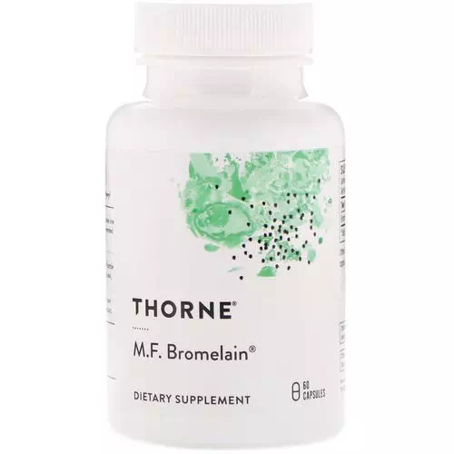 Thorne Research, M.F. Bromelain, 60 Capsules Review