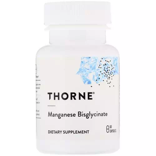 Thorne Research, Manganese Bisglycinate, 60 Capsules Review