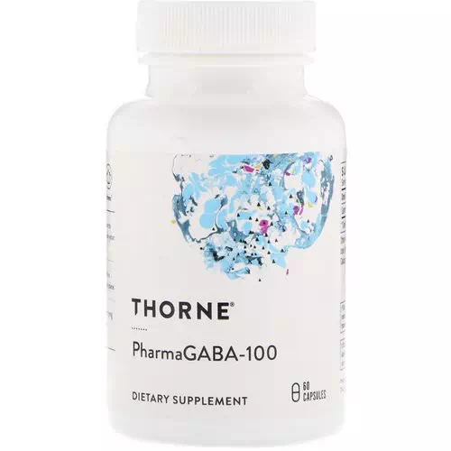 Thorne Research, PharmaGABA-100, 60 Capsules Review