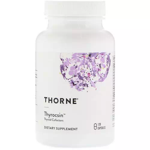 Thorne Research, Thyrocsin, Thyroid Cofactors, 120 Capsules Review